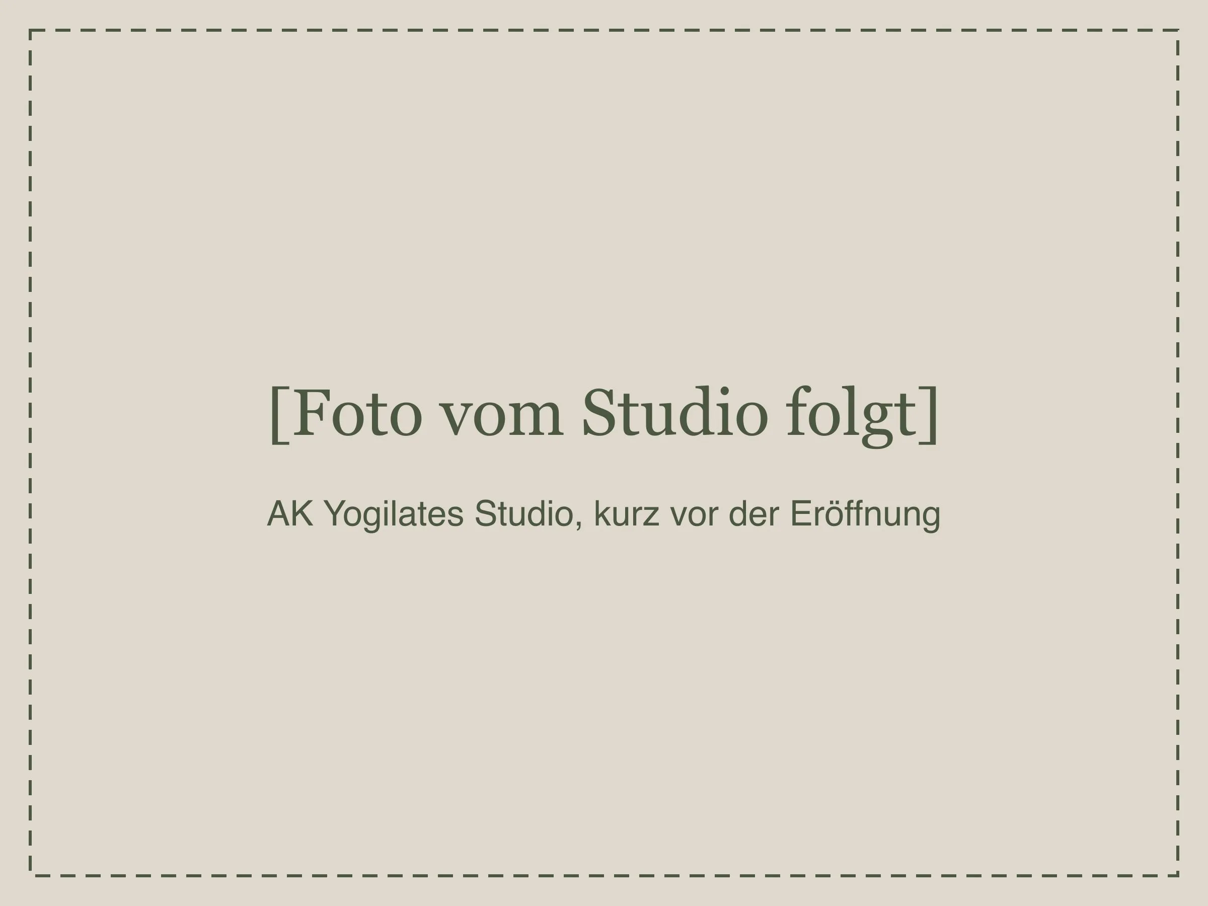 Platzhalter für ein Foto vom AK Yogilates Studio